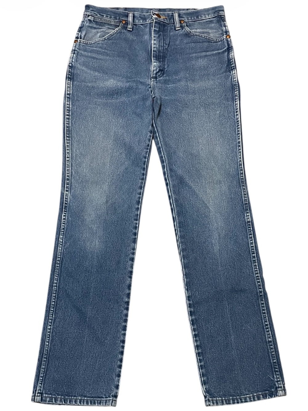Men's Wrangler Cowboy Cut Slim Fit Jeans Prewashed Indigo 33 x 34 936PWD